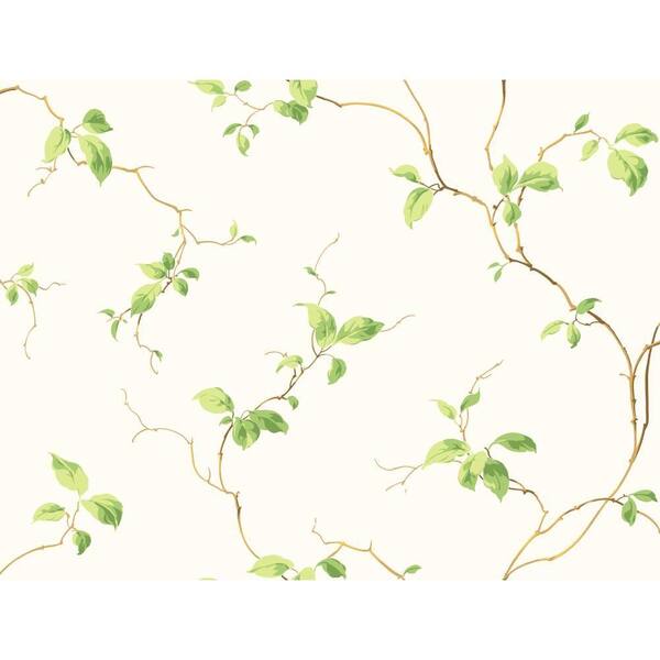 York Wallcoverings Leaves Wallpaper
