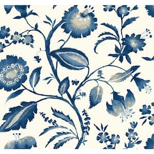 Tropics Watercolor Jacobean Paper Strippable Roll Wallpaper (Covers 60.75 sq. ft.)