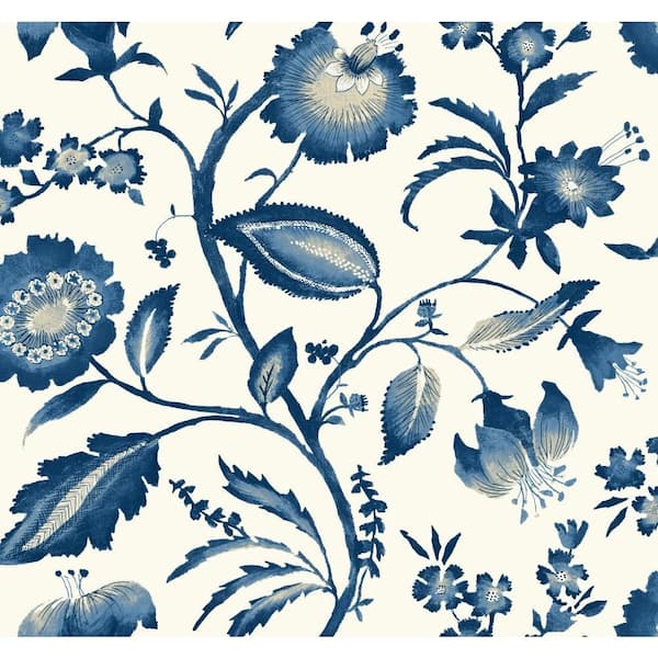 Reviews for York Wallcoverings Tropics Watercolor Jacobean Paper ...