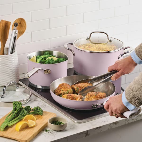 KitchenAid 11-Piece Color-Finished Stainless Steel 3-Ply Base