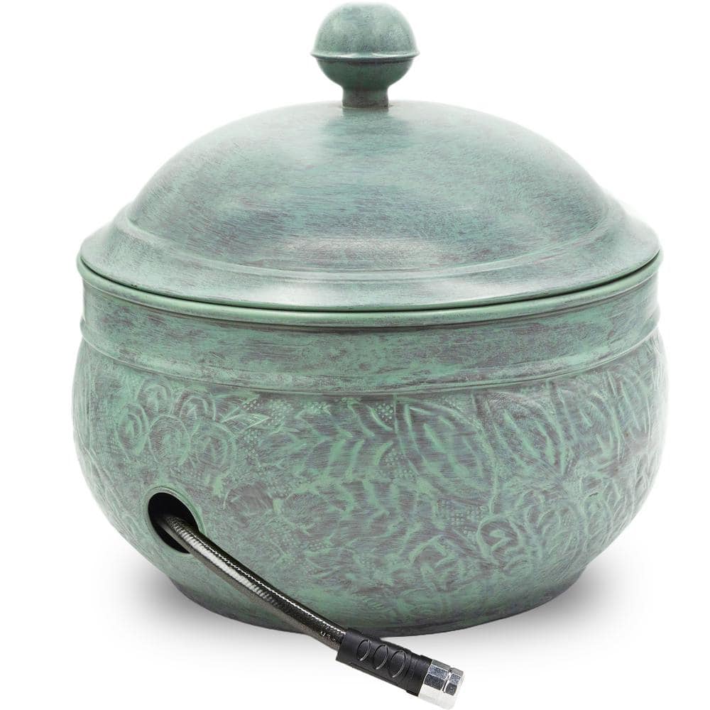 Key West Blue Verde Steel Hose Pot with Lid