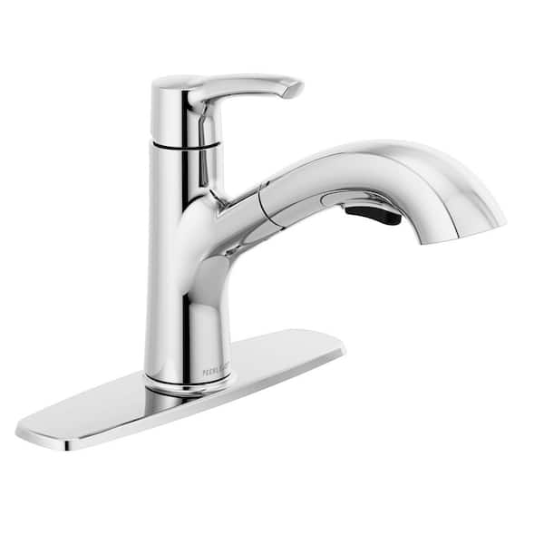 Peerless Parkwood Single-Handle Pull-Out Sprayer Kitchen Faucet in Chrome