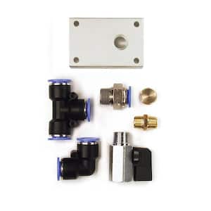 1/2 in. Air Push To Connect Outlet Block Kit (7-Piece)