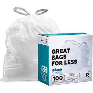 1set 3 Rolls Of 60pcs 2.6 Gallon Garbage Bags With Drawstring
