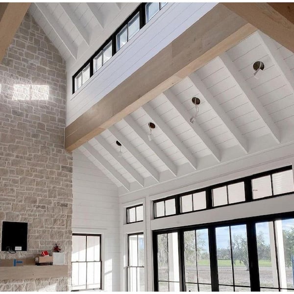 pine UFP-Edge 1 in. x 6 in. x 8 ft. Premium Primed Finger-Jointed