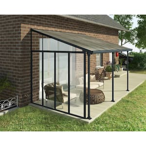 10 ft. Series Patio Cover SideWall in Gray