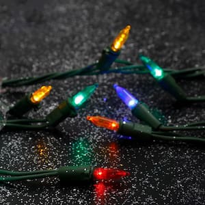 40 yds. 1000-Count LED Indoor Outdoor Multi-Color Lights Christmas Lights (2-Pack)