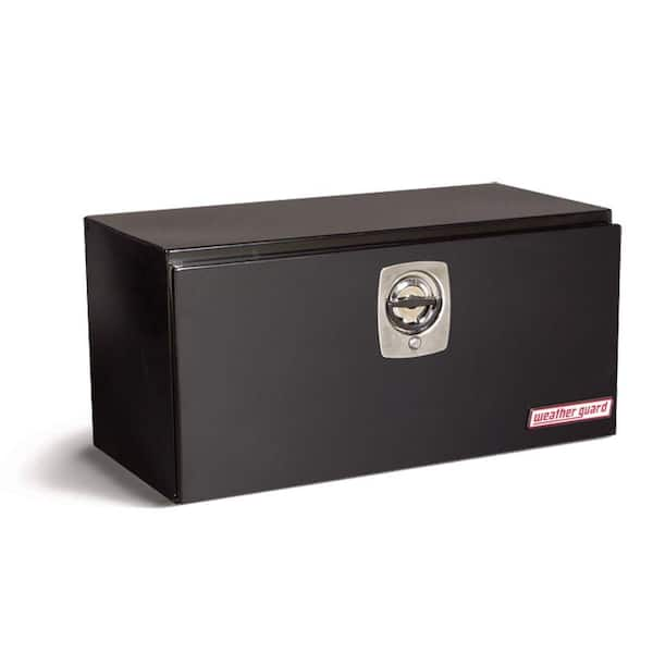 Weather Guard 36.63 Gloss Black Steel Underbody Truck Tool Box