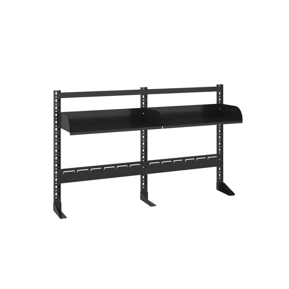 Modular 52 in. W Metal Workbench Tool Storage Kit with Trays