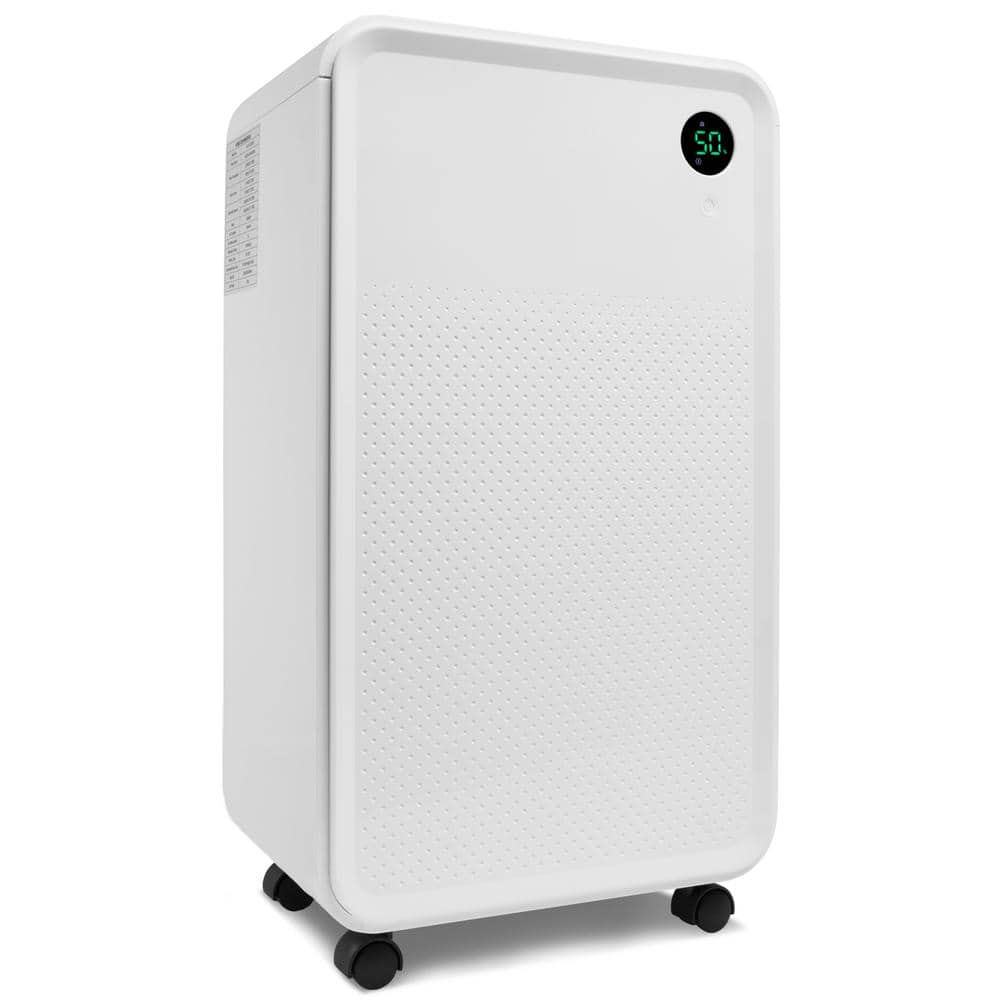 30 pt. 3000 sq.ft. Dehumidifier in. White with 2L Water Tank, 3 Modes, Auto