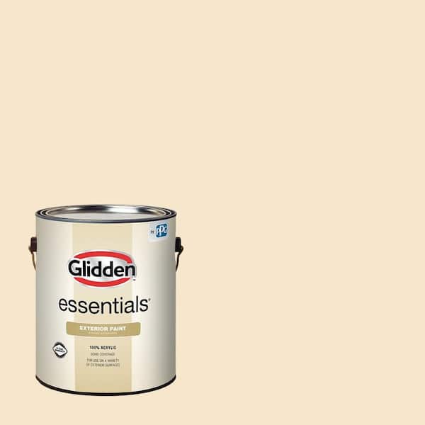 Glidden Essentials 1 gal. PPG1089-2 Magnolia Spray Semi-Gloss Exterior Paint