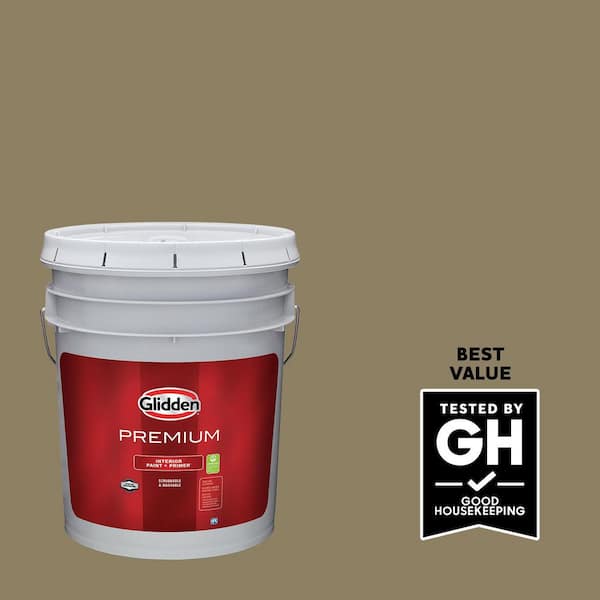Glidden Premium 5 gal. PPG1026-6 Bronze Statue Eggshell Interior Latex Paint
