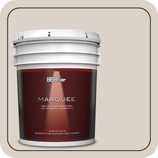 BEHR MARQUEE 5 gal. Home Decorators Collection #HDC-CT-19 Windrush Matte Interior Paint & Primer