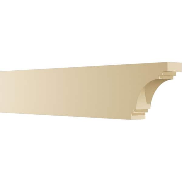 Ekena Millwork Standard Pescadero 3 in. W x 8 in. H x 42 in. D Signature Urethane Rafter Tail Outlooker