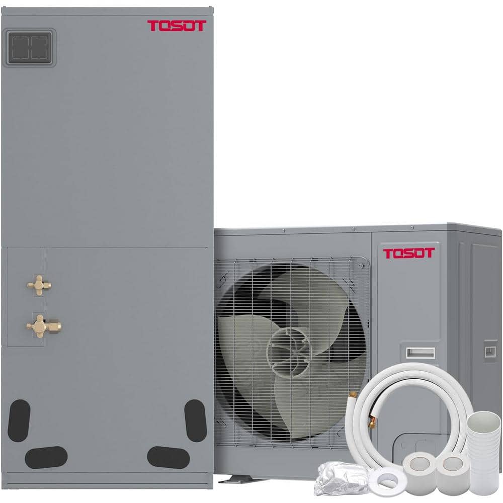 36,000 BTU Ducted Central AC Heat Pump System, 3 Tons, Originality 2-Stage 