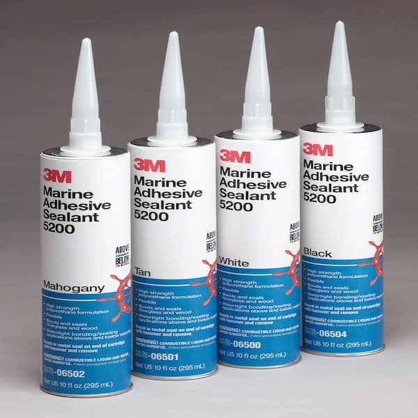 3M 10 oz. White 5200 Marine Adhesive Polyurethane Sealant (2-Pack