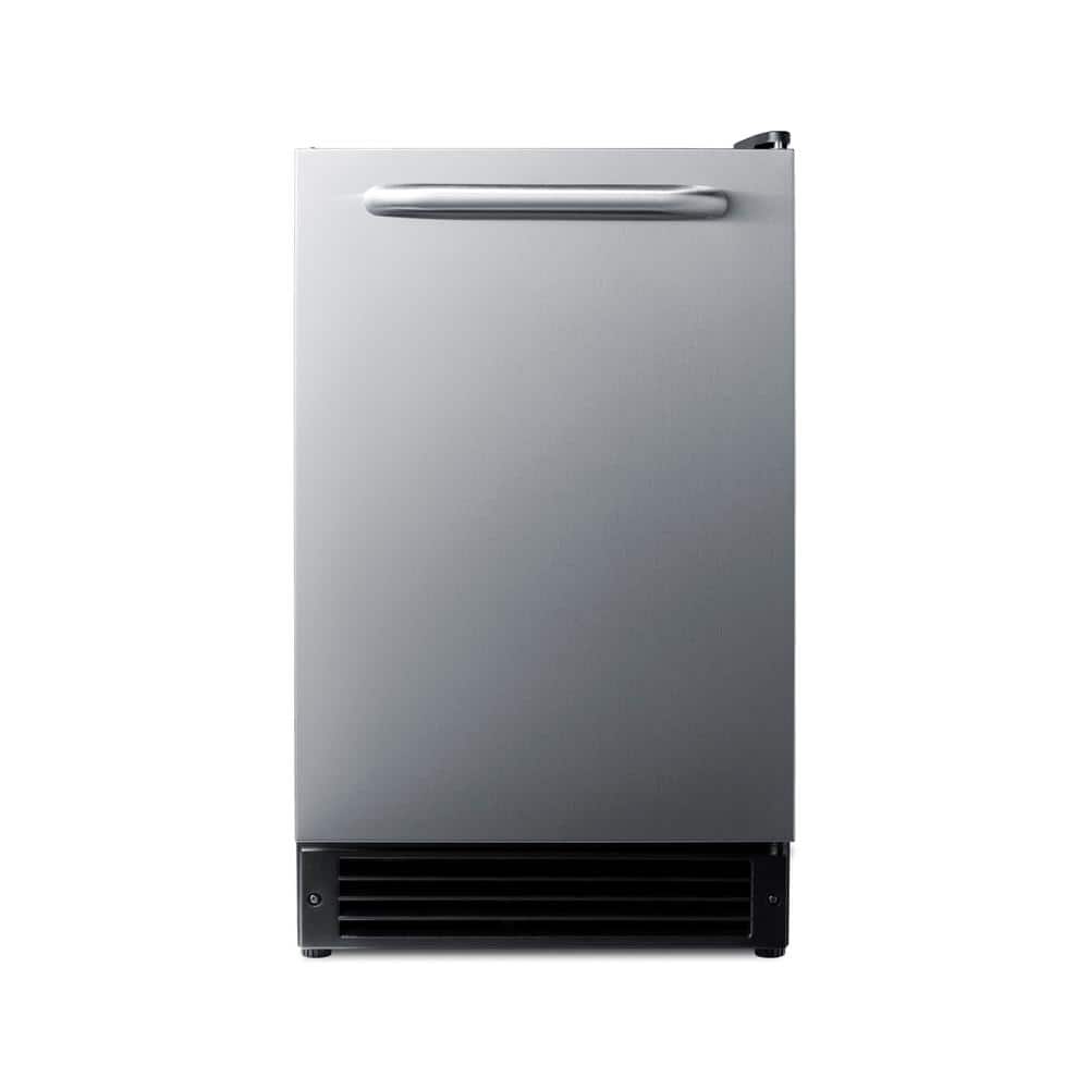 Summit 15" Stainless Steel Undercounter Crescent Ice Maker