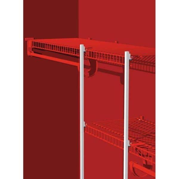 Closetmaid White Steel 85-Inch Shelf Support Pole