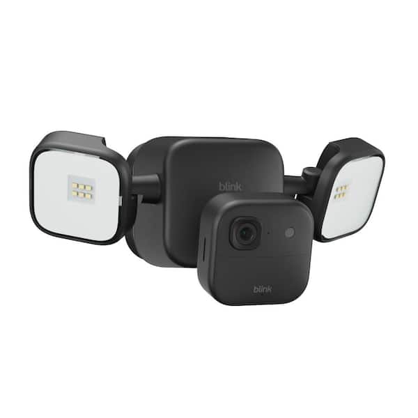Outdoor 2K Plus Floodlight Wireless Smart Security Camera Battery Operated w/2K Video,700Lumens,w/Sync Module Core Black