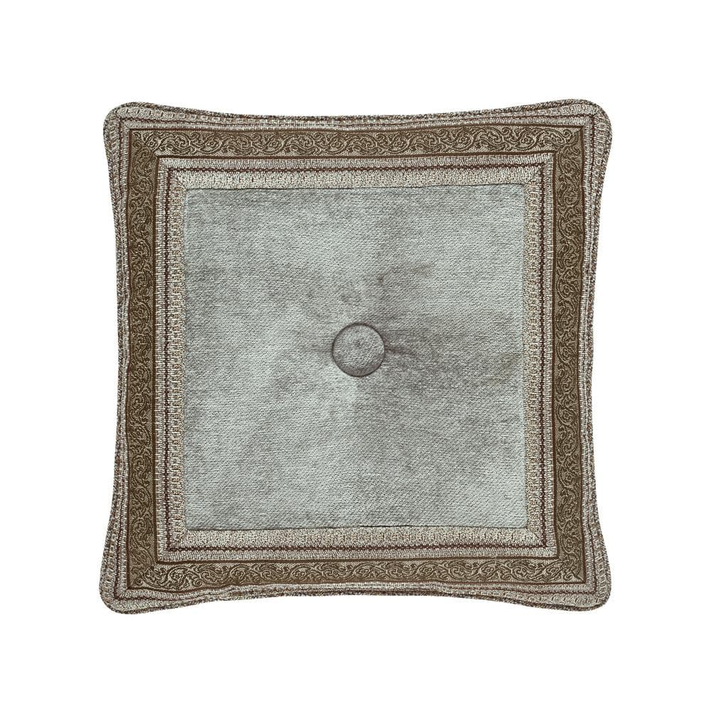 Paulina Stone Polyester 16 x 16 in. Square Decorative Throw Pillow