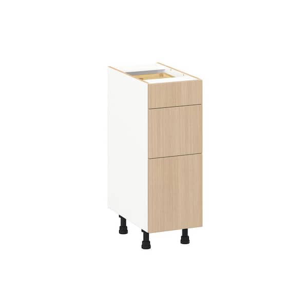 Timberline 12 in. W x 21.83 in. D x 34.5 in. H Assembled Shaker Bath Drawer Base Kitchen Cabinet in Mojavi Oak