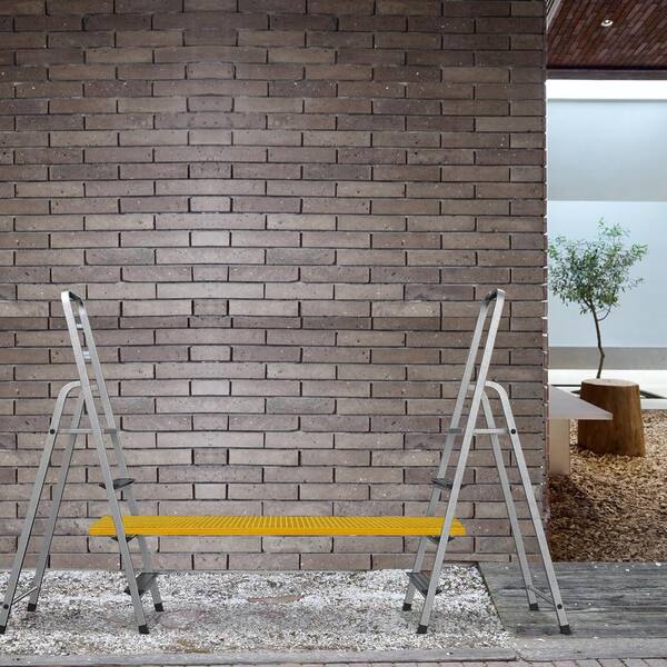 Wellco 1.5 x 1.5 x 1 in., 1 x 4 ft., Fiberglass Molded Grating Composite for Outdoor Drain Cover Deck Tile, Yellow