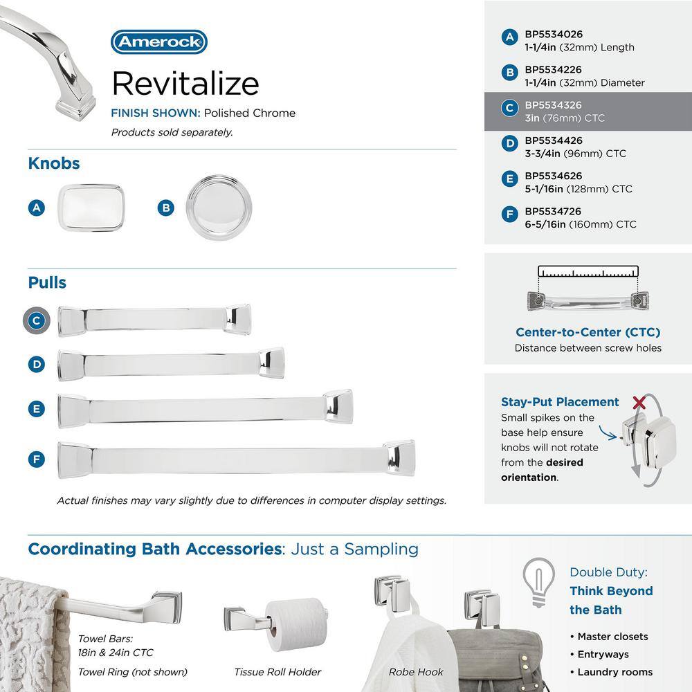 Polished Chrome Traditional Cabinet Bar Pull with Mounting Hardware