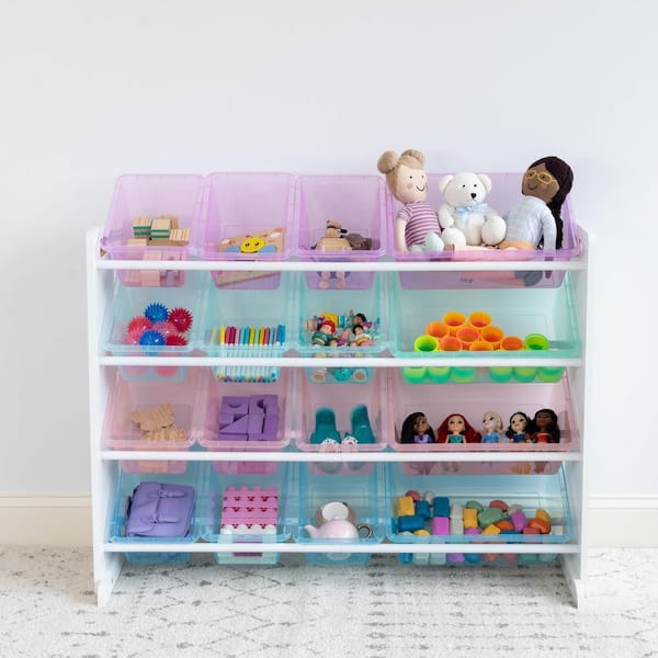 Humble Crew Unicorn Supersized Toy Storage Organizer with 16