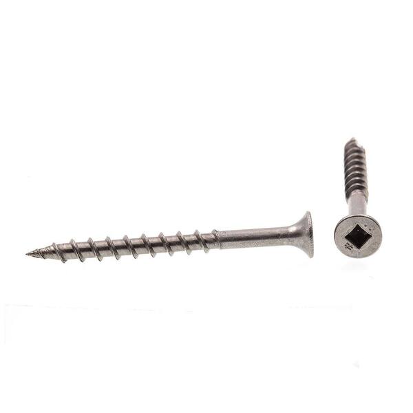 #8 qty 100 Stainless Steel Screws Deck Square Drive Wood ** choose length ** 