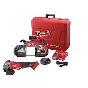 M18 FUEL 18-Volt Lithium-Ion Brushless Cordless Deep Cut Band Saw Kit w/M18 FUEL Grinder