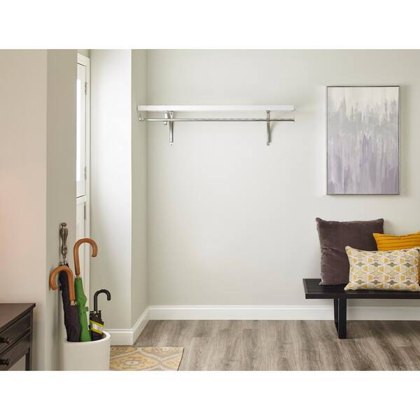 Have a question about ClosetMaid 40 in. - 72 in. Chrome Adjustable Closet  Rod? - Pg 5 - The Home Depot