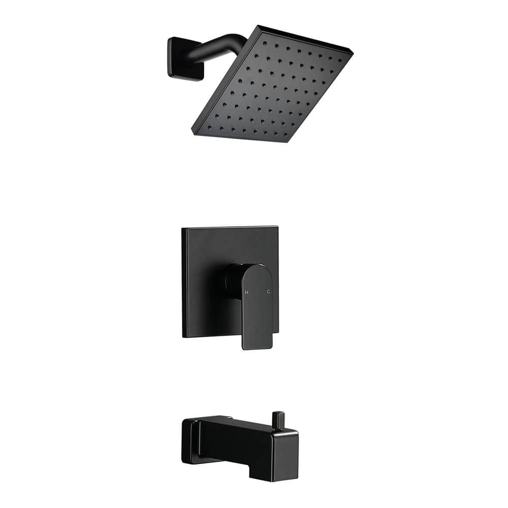 Single Handle 1-Spray Tub and Shower Faucet 1.8 GPM in. Pressure Balance Ma