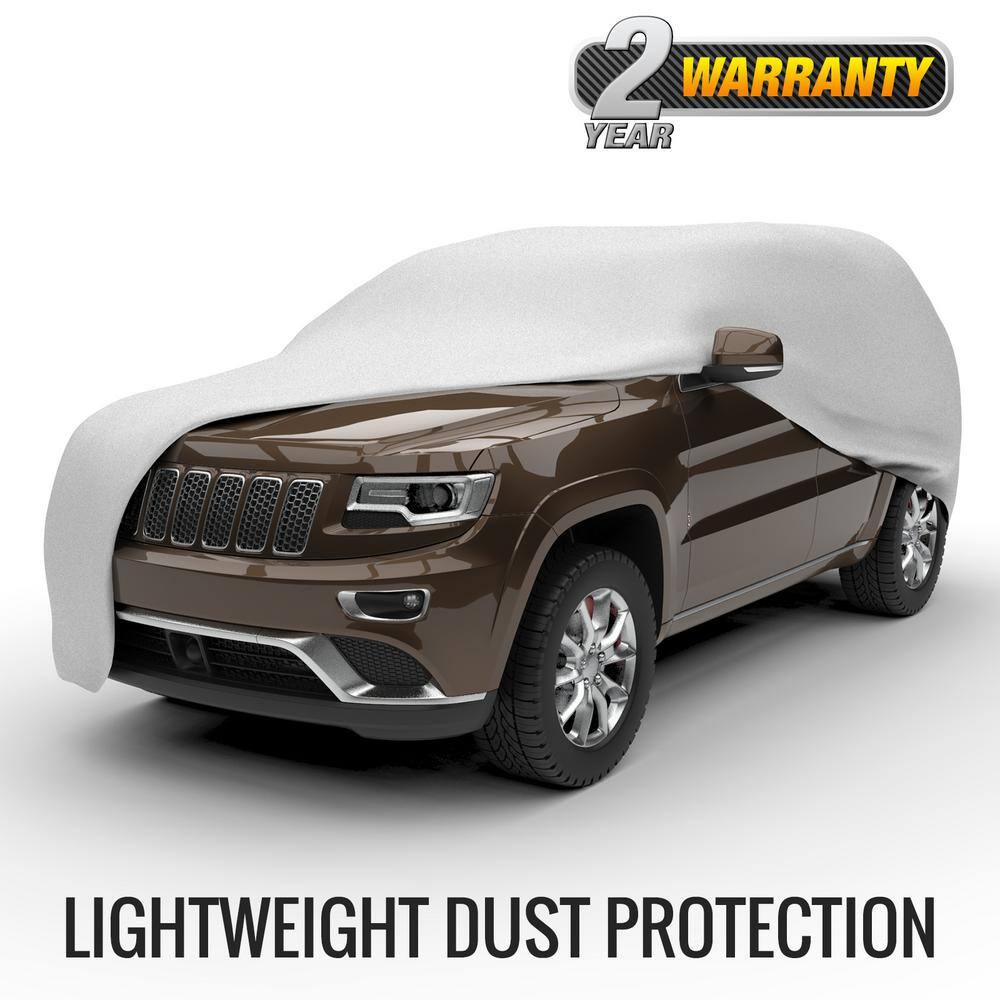 Gray Breathable Water Repellant SUV Cover, 186" x 59" x 60"