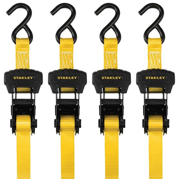 1.25 in. x 16 ft. / 3000 lbs. Break Strength Ratchet Straps (4-Pack)