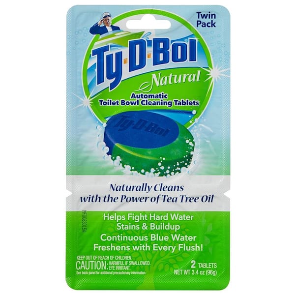 Ty-D-Bol 1.7 oz. Natural Automatic Toilet Bowl Cleaner Tablet (6-Pack)