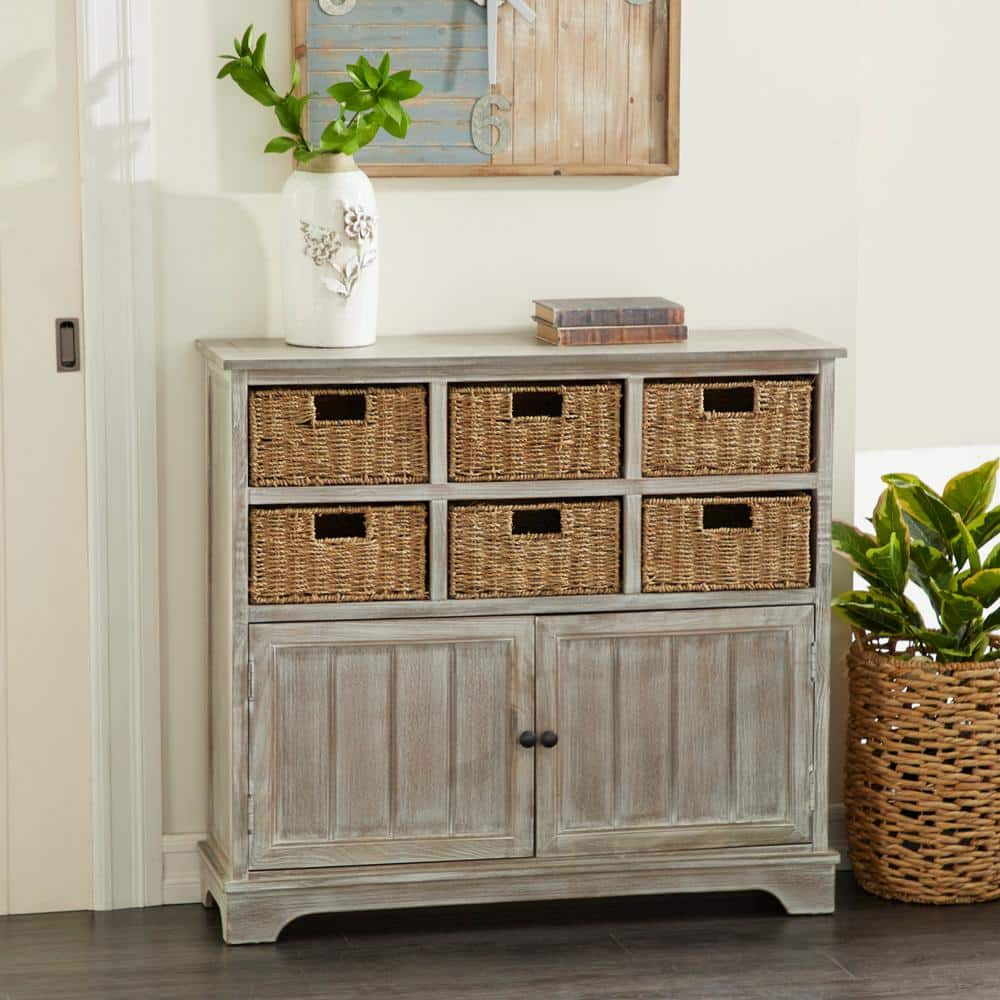 Island Breeze 2-basket Storage Cabinet