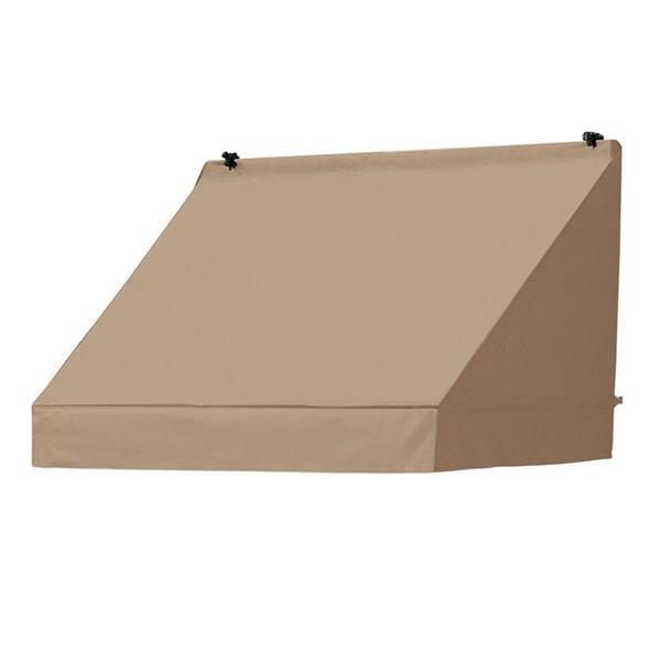 Awnings in a Box 4 ft. Classic Fixed Awnings in a Box Replacement Cover in Sand