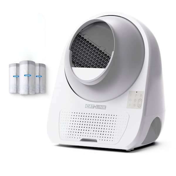 Pro-X Self-Cleaning Litter Box, Multiple Cats, Pinch-Free, Smart Sensors, Odor Control, App, 3.5-22 lbs. Capacity