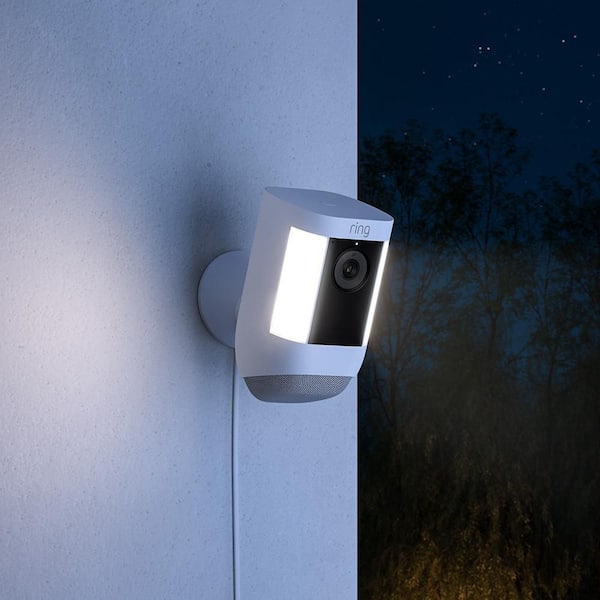 Ring Spotlight Cam Plus, Battery - Smart Security Video Camera with LED  Lights, 2-Way Talk, Color Night Vision, White B09JZ5BG26 - The Home Depot
