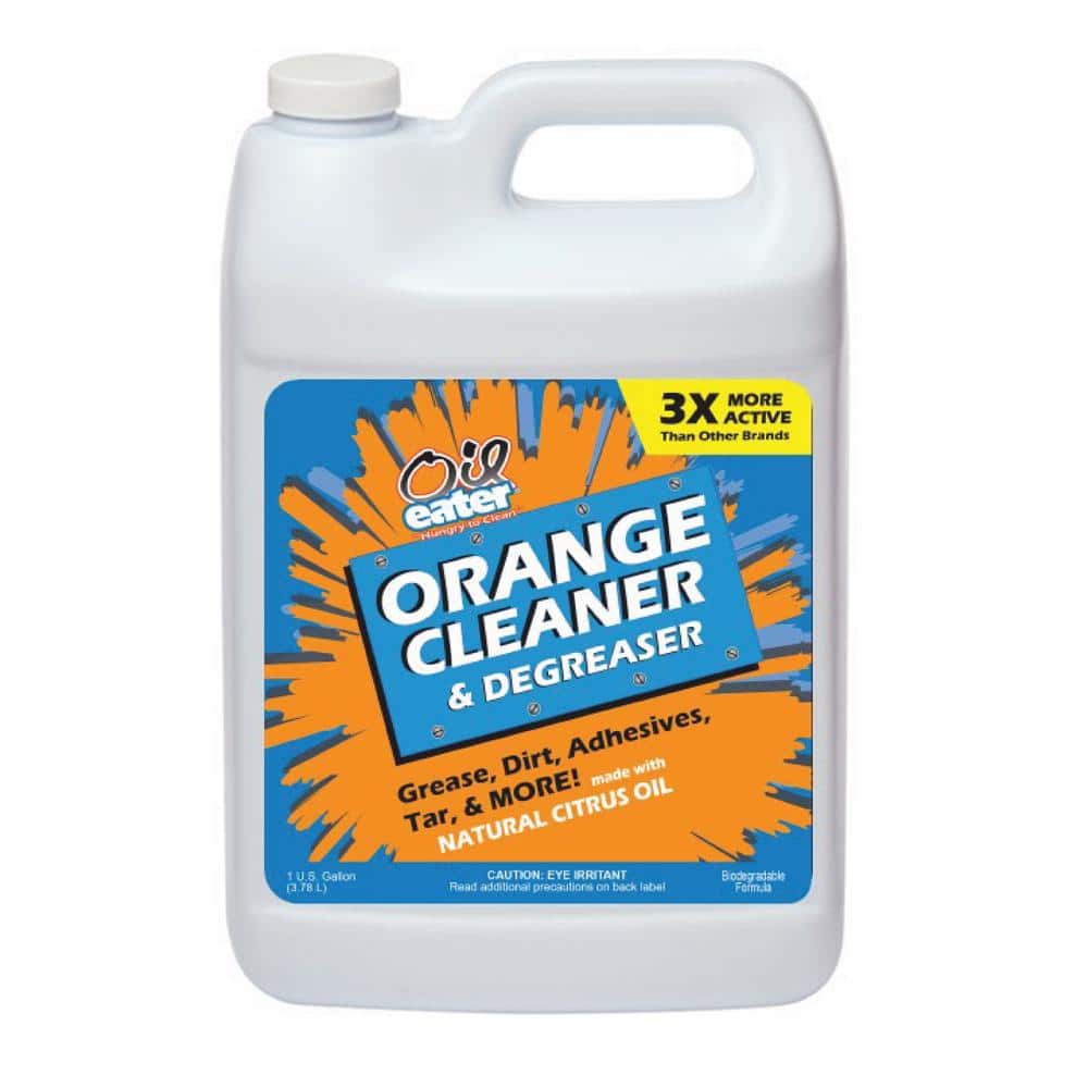 Don Aslett SoilMaster Heavy Duty Organic Orange Degreaser and Cleaner Set  (1 Qt Concentrate & 1 Qt Empty Bottle to Mix/Dilute) Remove Tough Grease  and