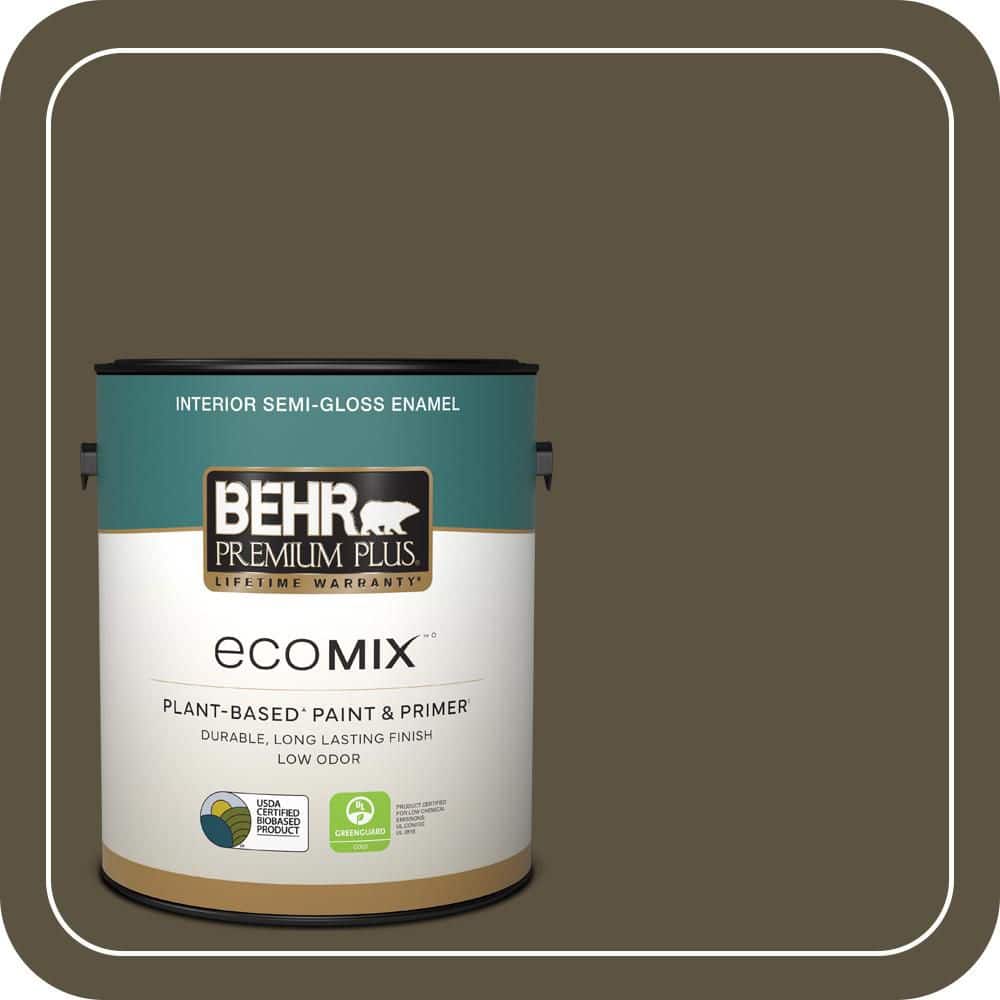 1 gal. #750D-7 Hampton Semi-Gloss Enamel EcoMix Plant-Based Interior Paint & Primer price history on PriceWatchPro
