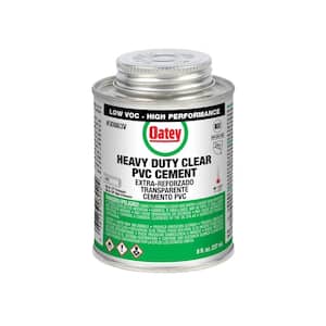 8 oz. Heavy-Duty Clear PVC Cement - California Compliant