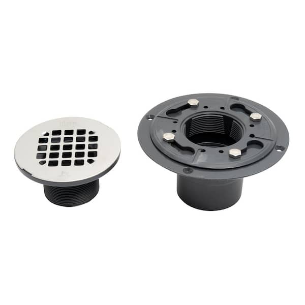 2-3 in. PVC Tile Shower Drain with Stainless Steel Strainer, PROFLO®