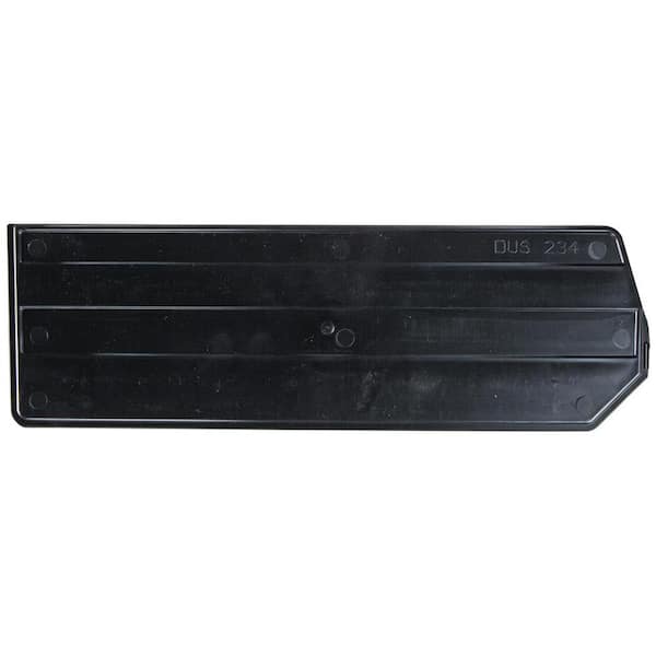 QUANTUM STORAGE SYSTEMS Black Plastic Closet Drawer Organizer