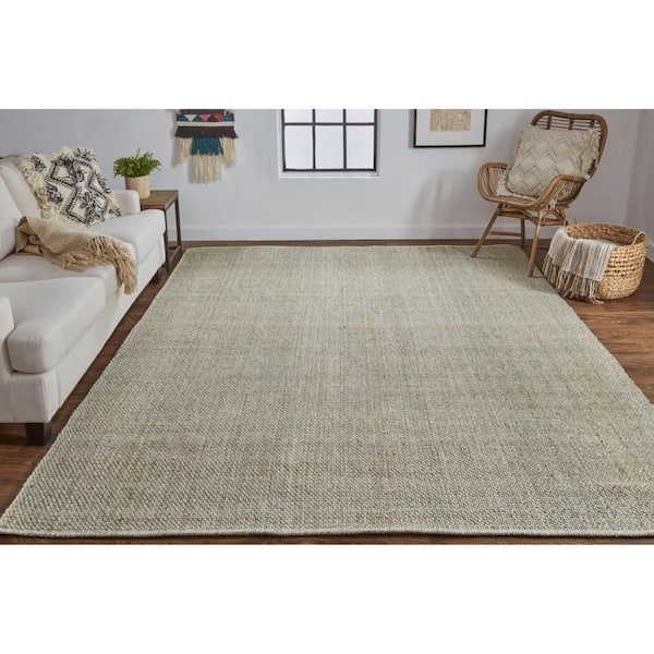 2 ft. x 8 ft. Tan Solid Color Area Rug