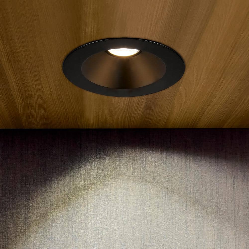 Ultra-Thin Black Aluminum LED Round Recessed Downlight