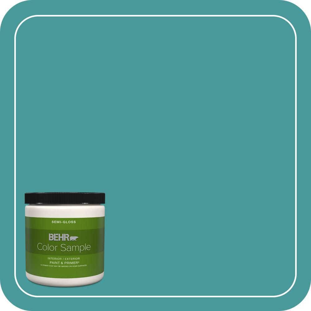 8 oz. #510D-6 Aquatic Green Semi-Gloss Interior/Exterior Paint & Primer Color Sample price history on PriceWatchPro