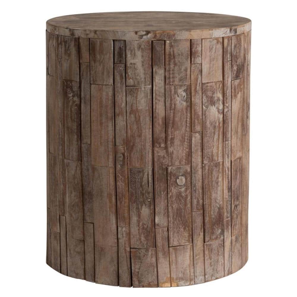 19 in. H Wood Outdoor Seating and End Table