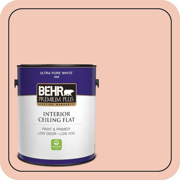 1 gal. #M190-2 Everblooming Ceiling Flat Interior Paint & Primer