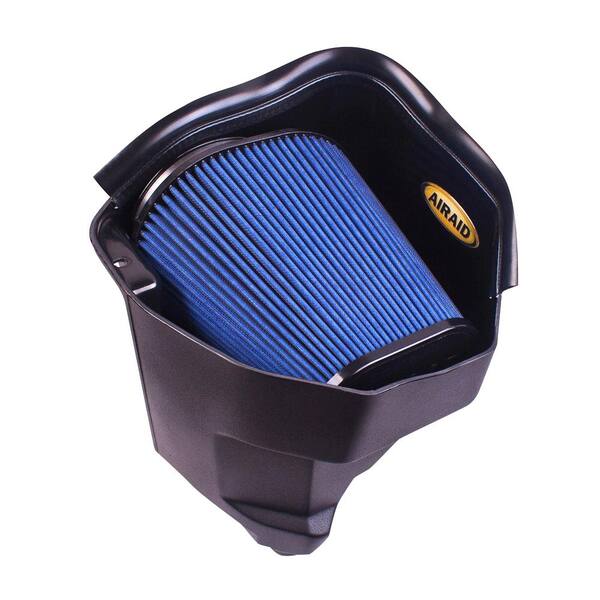 AIRAID 11-14 Dodge Charger/Challenger MXP Intake System w/ Silicone Tube (Dry / Blue Media)